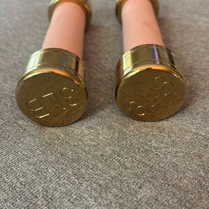 COPY - 3lb Blogilates Popflex; set of gold dumbbells